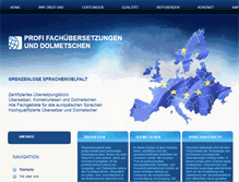 Tablet Screenshot of portedeurope.org